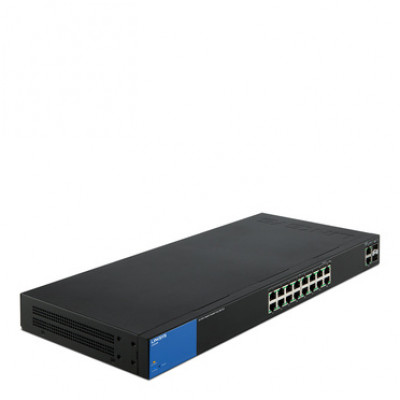 Linksys Business LGS318P 16-Port Gigabit PoE++ 2x Gigabit SFP / RJ45 Combo ports